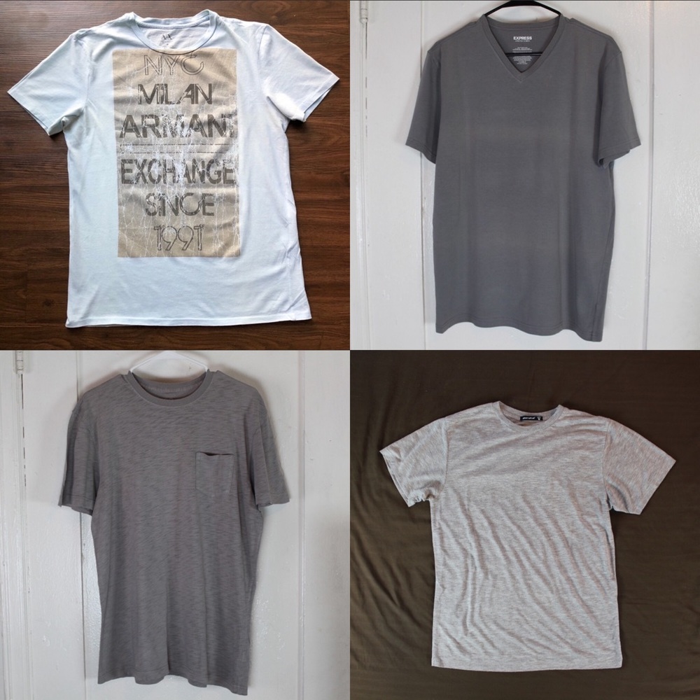 4 PACK T-SHIRTS - ALL MEDIUM - VARIOUS BRANDS